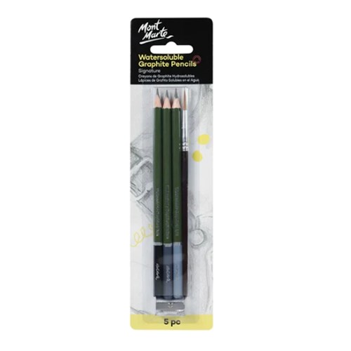 MONT MARTE GRAPHIT PENCIL Watersoluble Set 5pc